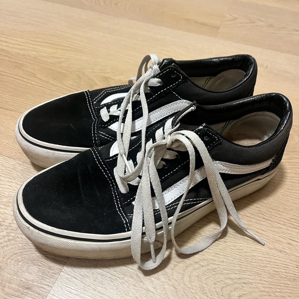 Vans Black and White Women's Sneakers